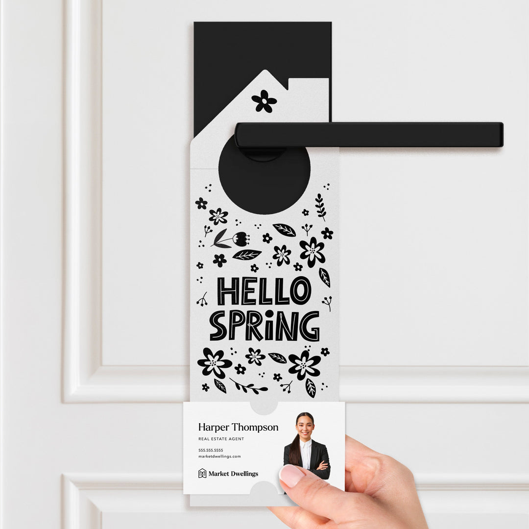 Hello Spring Door Hangers Season Door Hanger Market Dwellings