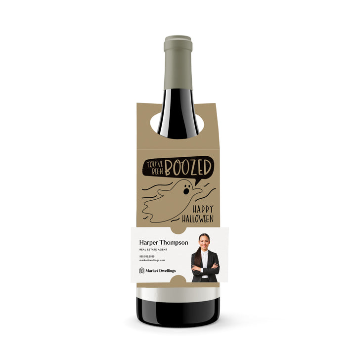 You've Been Boozed | Bottle Hang Tags Bottle Tag Market Dwellings KRAFT