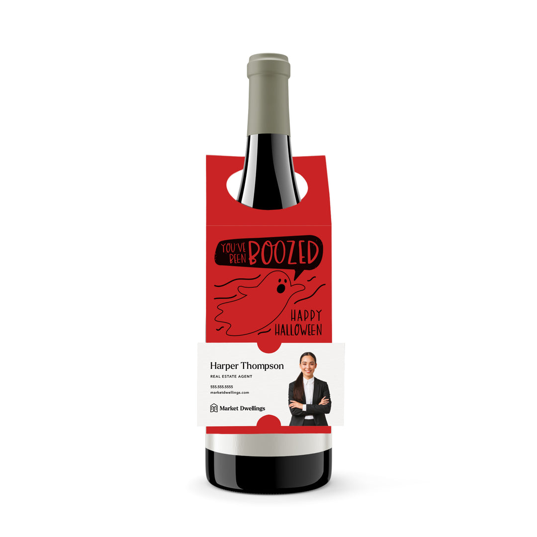 You've Been Boozed | Bottle Hang Tags Bottle Tag Market Dwellings SCARLET