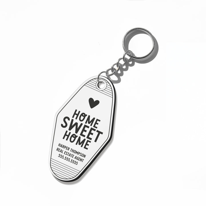 Customizable Home Sweet Home Keychains
