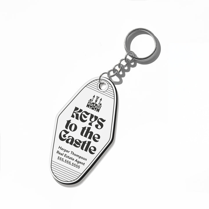 Customizable Keys To The Castle Keychains