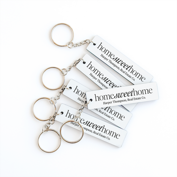 Customizable Home Sweet Home Keychains