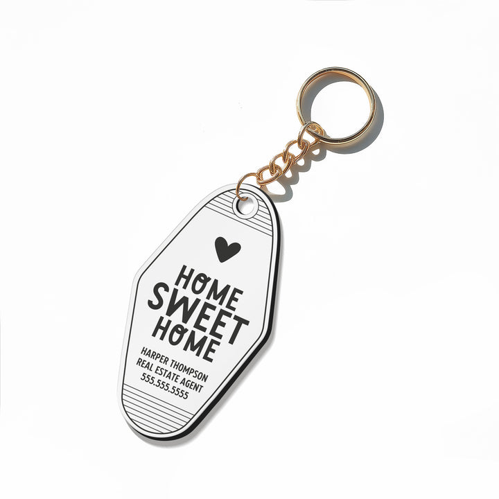Customizable Home Sweet Home Keychains