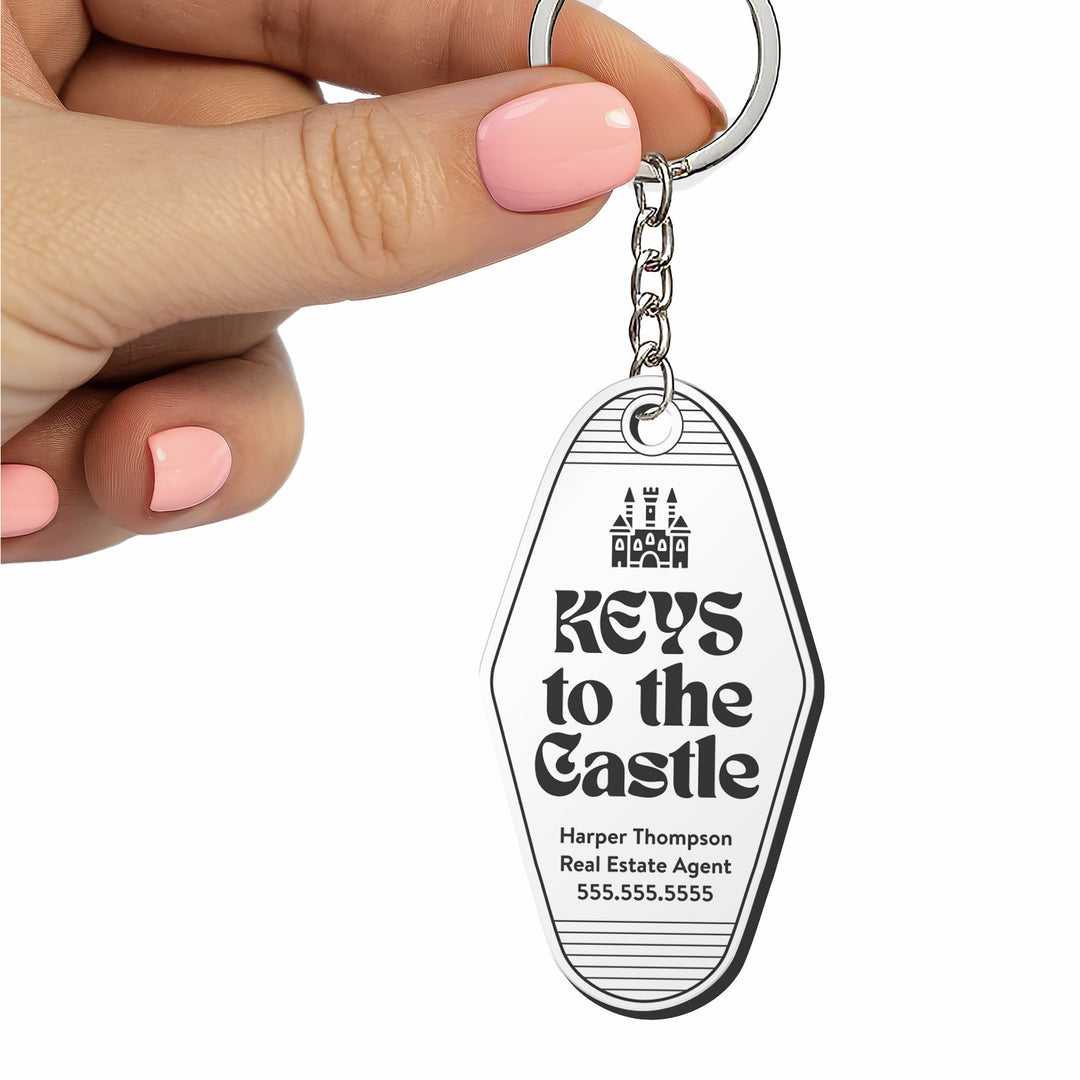 Customizable Keys To The Castle Keychains