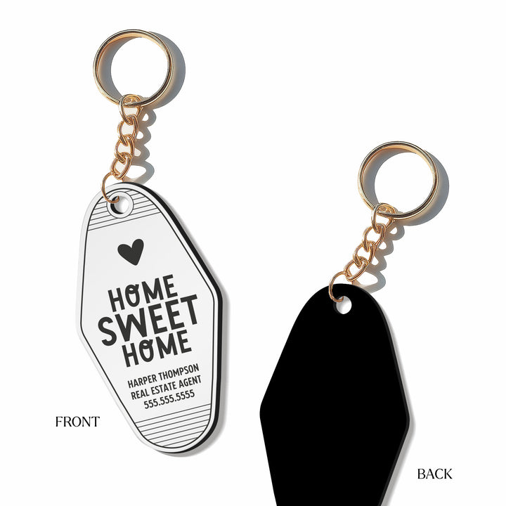 Customizable Home Sweet Home Keychains