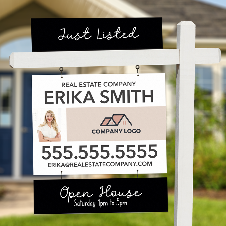 Set of 10 | Customizable Real Estate Sign Riders | DSR-4 Sign Rider Market Dwellings