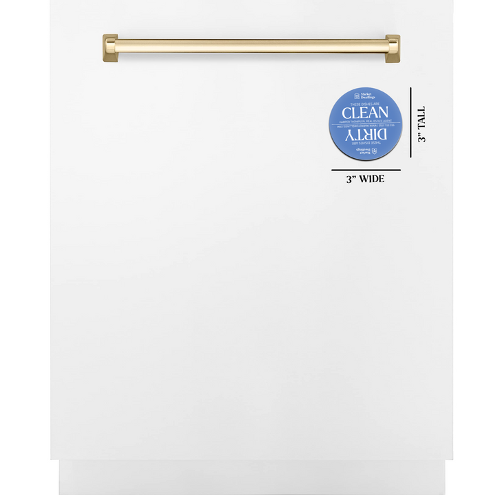 Customizable | Clean/Dirty Dishwasher Magnets | DSM-22 Magnet Market Dwellings