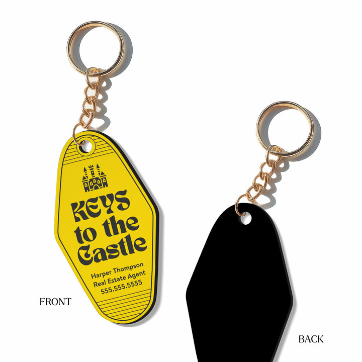 Customizable Keys To The Castle Keychains