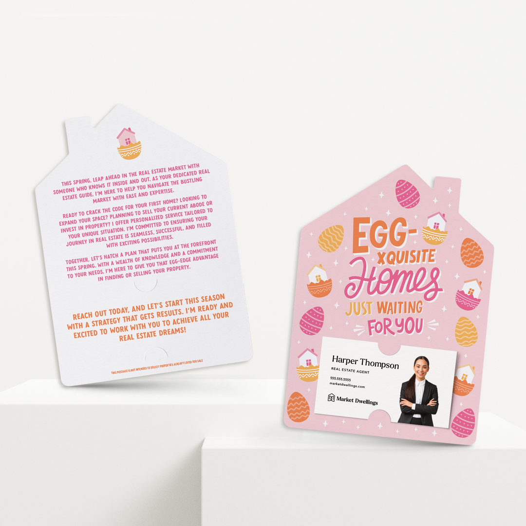 Set of Egg-xquisite Homes Just Waiting For You | Mailers | Envelopes Included | M264-M001-AB Mailer Market Dwellings