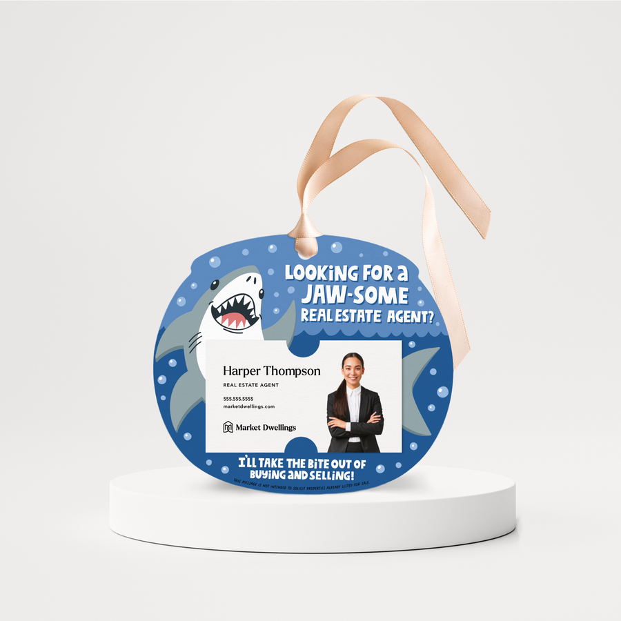 Looking For a Jaw-Some Real Estate Agent? | Pop By Gift Tags | 6-GT002 Gift Tag Market Dwellings   
