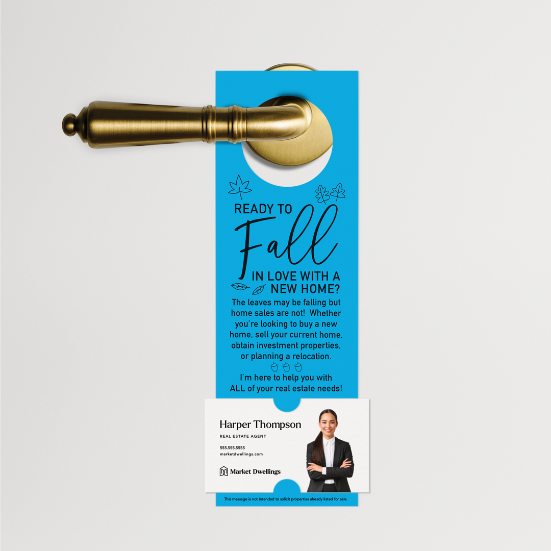 Ready to FALL in Love with a New Home | Door Hangers | 5-DH001 Door Hanger Market Dwellings ARCTIC  