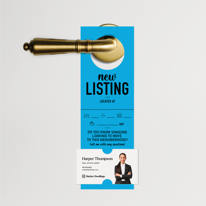 "New Listing" | Door Hanger | 13-DH001 Door Hanger Market Dwellings ARCTIC  