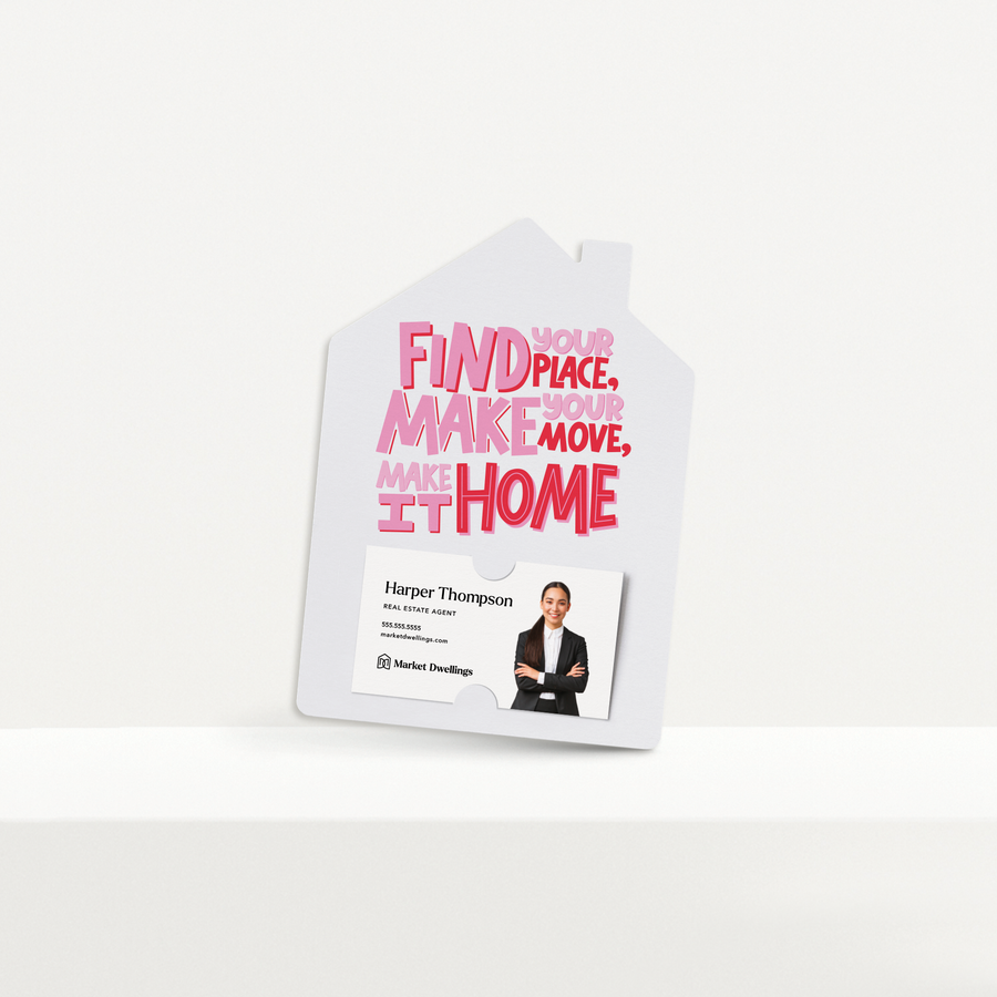 Set of Find Your Place, Make Your Move, Make it Home | Mailers | Envelopes Included | M272-M001 Mailer Market Dwellings   