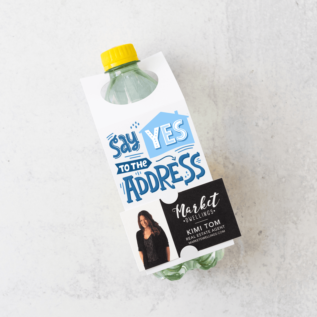 Say Yes To the Address House Bottle Hang Tags | 25-BT001 Bottle Tag Market Dwellings   