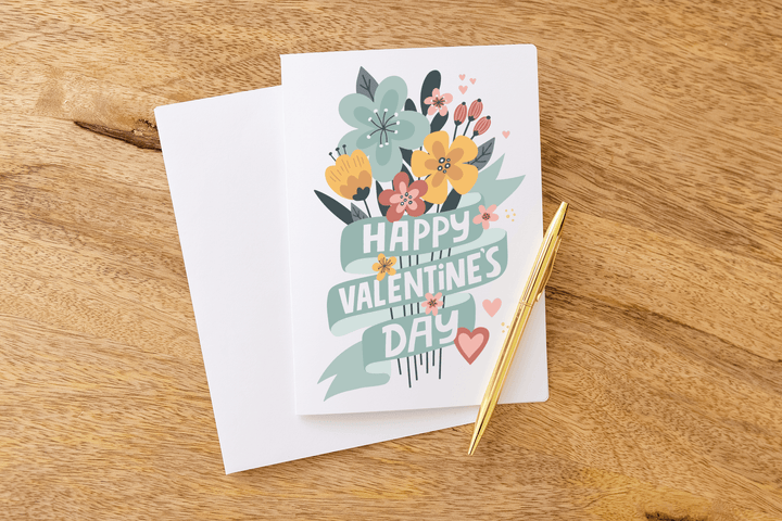 Set of Happy Valentine's Day Greeting Cards | Envelopes Included Greeting Card Market Dwellings