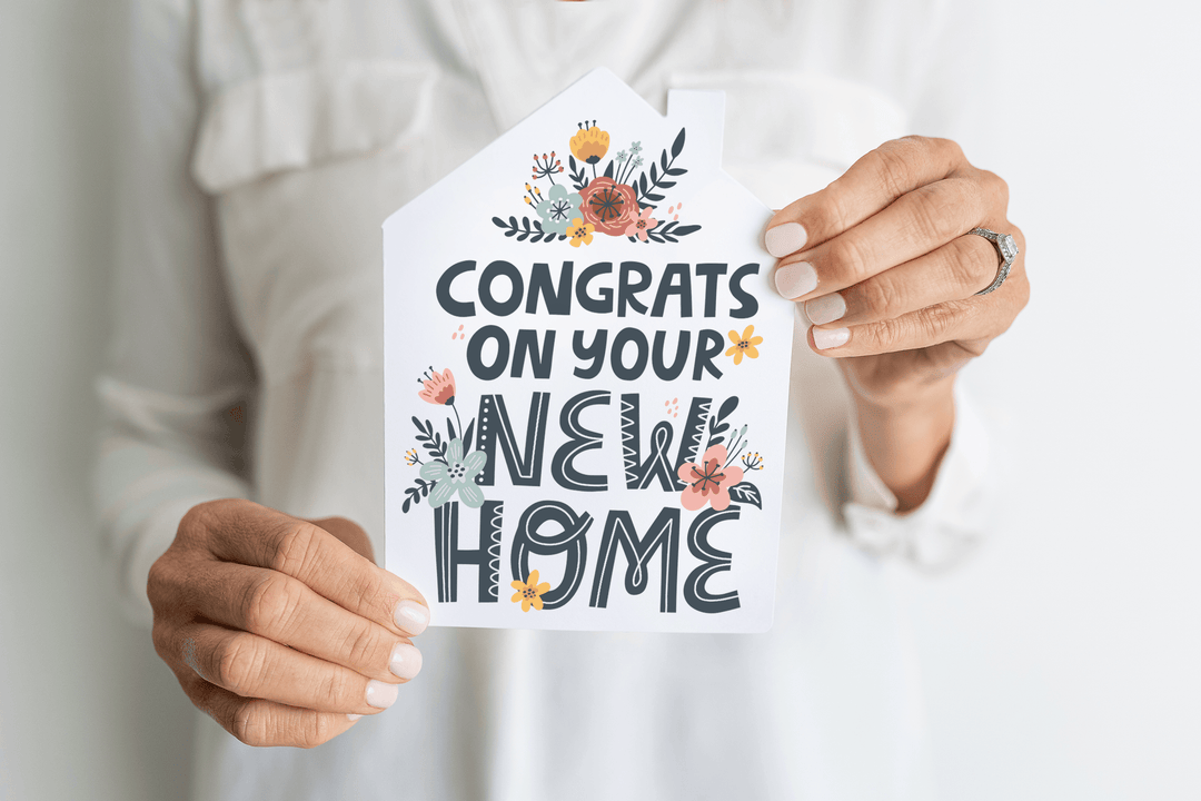 Set of Congrats on Your New Home Housewarming Greeting Cards | Envelopes Included | 38-GC002 Greeting Card Market Dwellings
