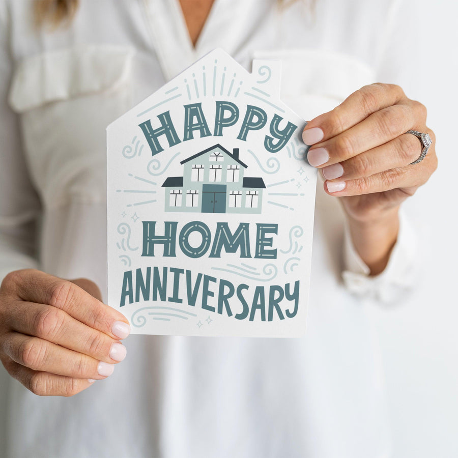 Set of "Happy Home Anniversary" Colorful Greeting Cards | Envelopes Included | 46-GC002 Greeting Card Market Dwellings   