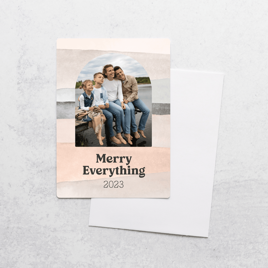 Customizable | Set of Merry Everything Photo Mailers | Envelopes Included | M12-M006 Mailer Market Dwellings   