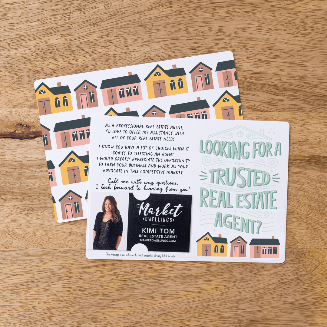 Looking For A Trusted Agent Real Estate Mailers | Envelopes Included | M18-M004 - Market Dwellings