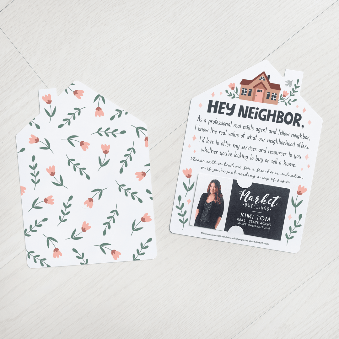 Set of Hey Neighbor Real Estate Mailers | Envelopes Included | M33-M001 - Market Dwellings