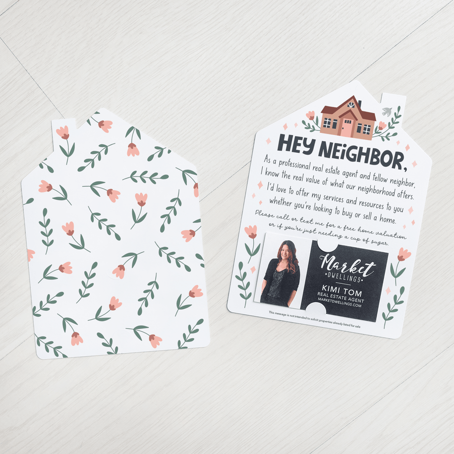 Set of Hey Neighbor Real Estate Mailers | Envelopes Included | M33-M001 Mailer Market Dwellings   