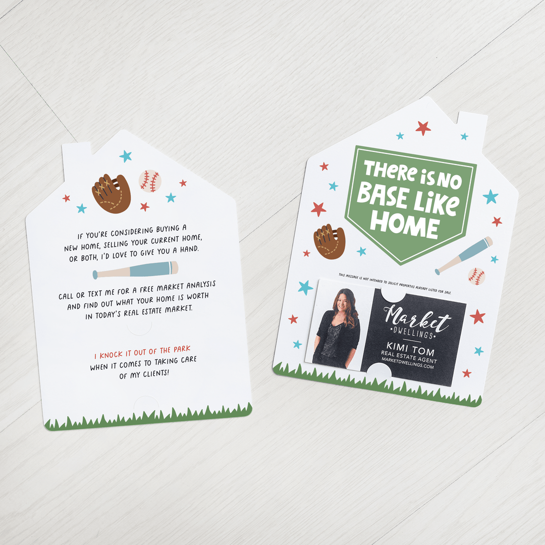 There is No Base Like Home Real Estate Mailers | Envelopes Included | M52-M001 - Market Dwellings