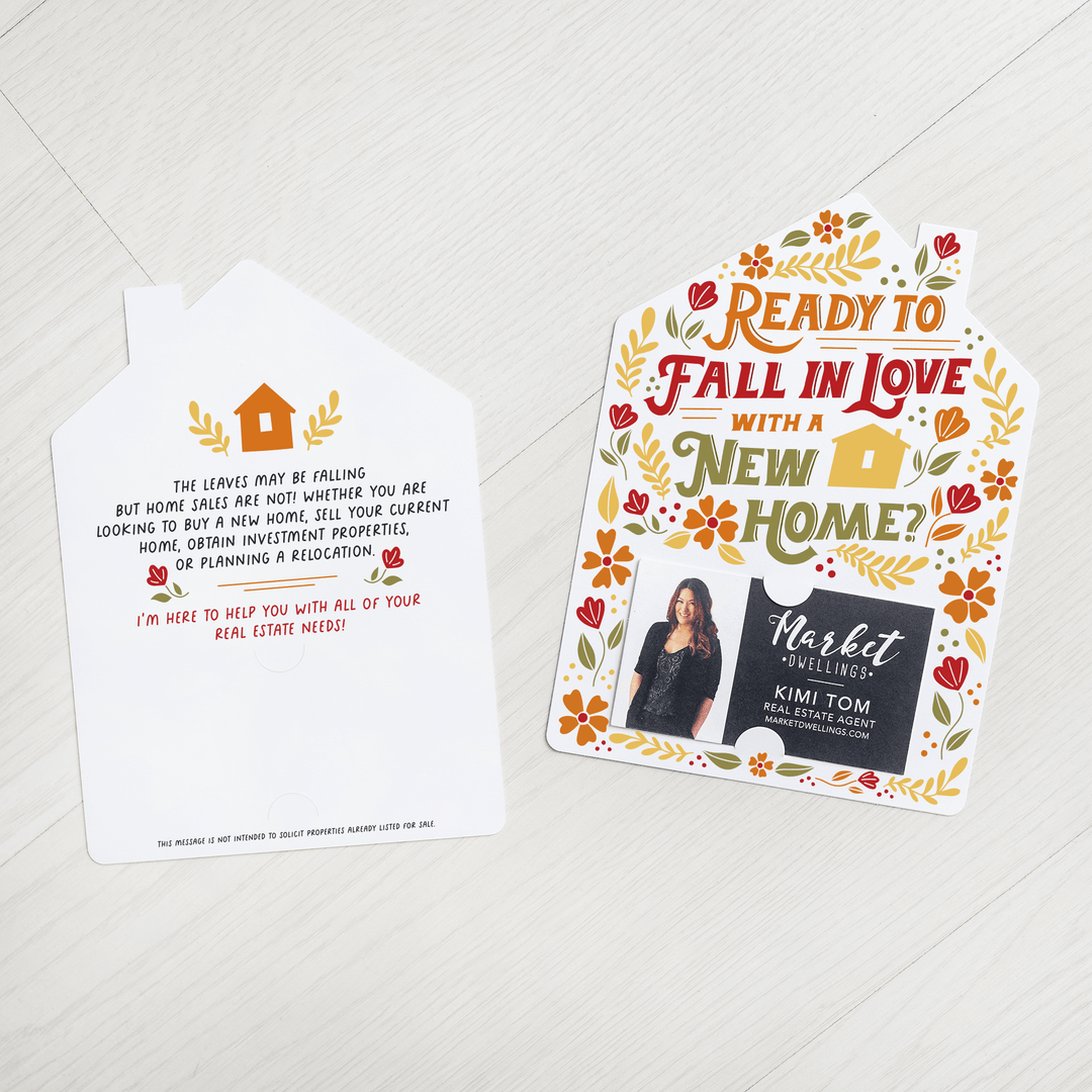 Ready to Fall in Love With a New Home? Real Estate Mailers | Envelopes Included | M59-M001 - Market Dwellings