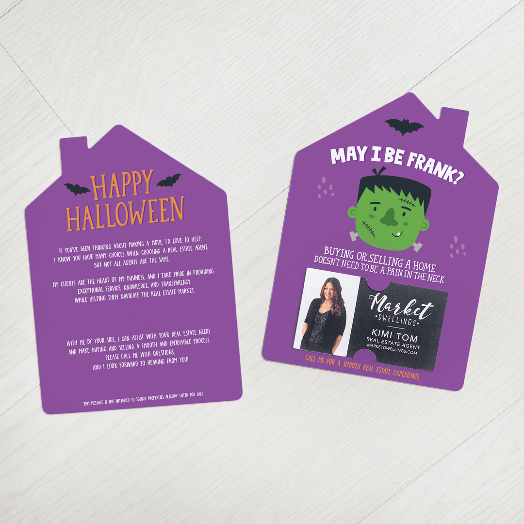 Set of May I Be Frank Halloween Real Estate Mailers | Envelopes Included | M61-M001 - Market Dwellings
