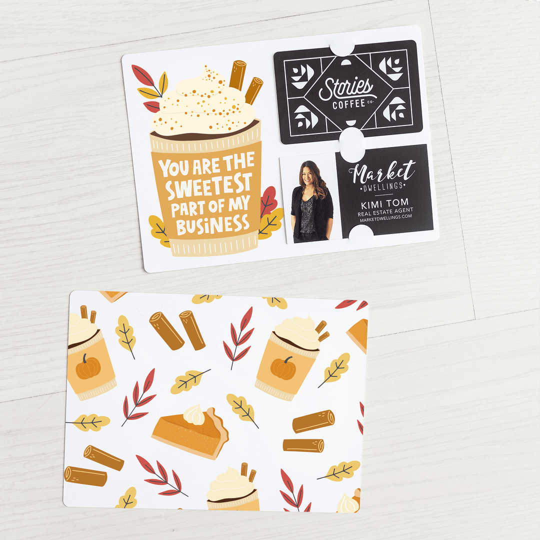 You Are The Sweetest Part Of My Business Gift Card & Business Card Holder Mailers | Envelopes Included | M77-M008 - Market Dwellings