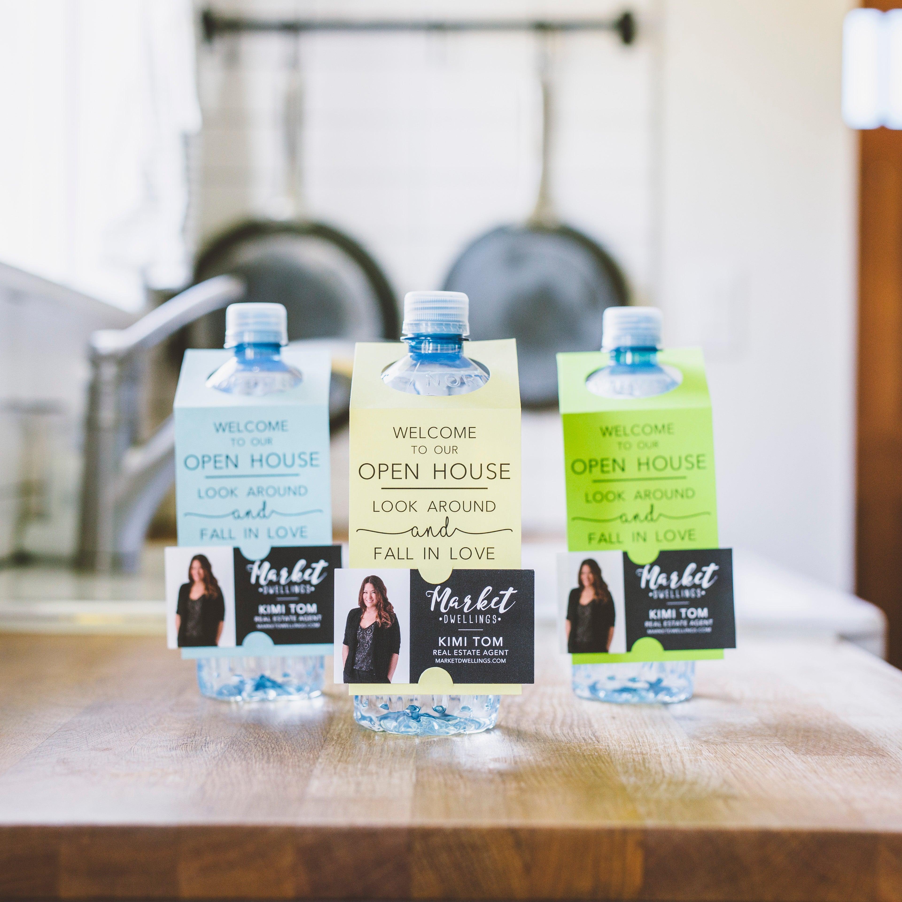 Branding Essentials - Real Estate Water Bottle Tags