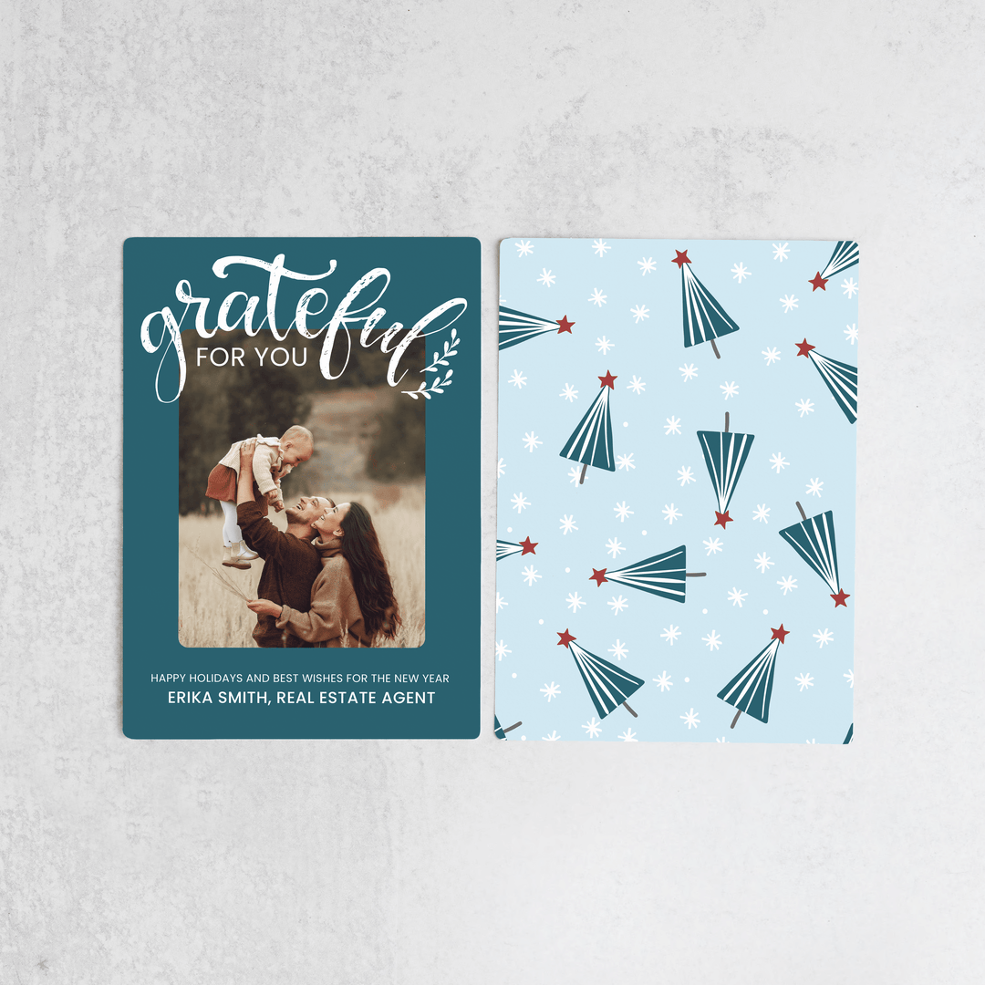 Customizable | Set of Grateful Photo Mailers | Envelopes Included | M10-M006-AB - Market Dwellings