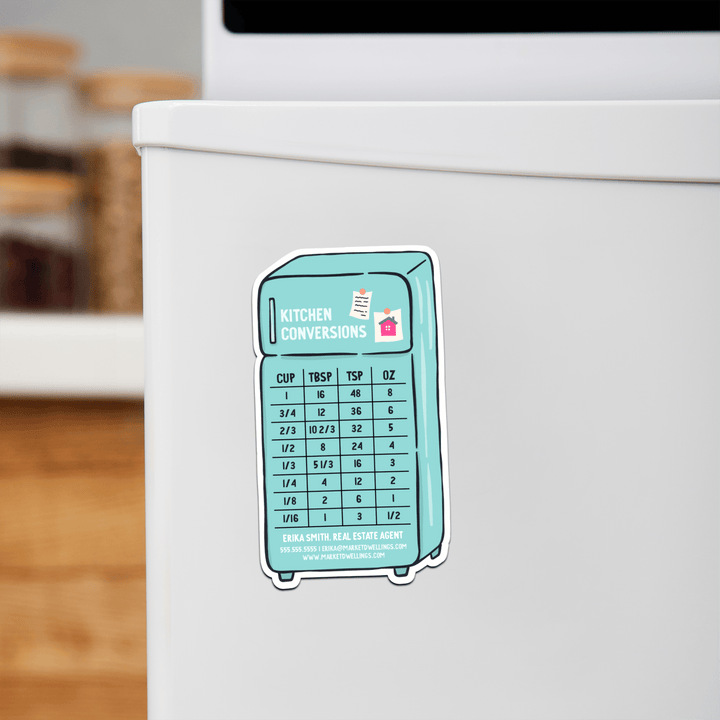Customizable | Kitchen Conversions Refrigerator Magnets | DSM-10-AB Magnet Market Dwellings SKY