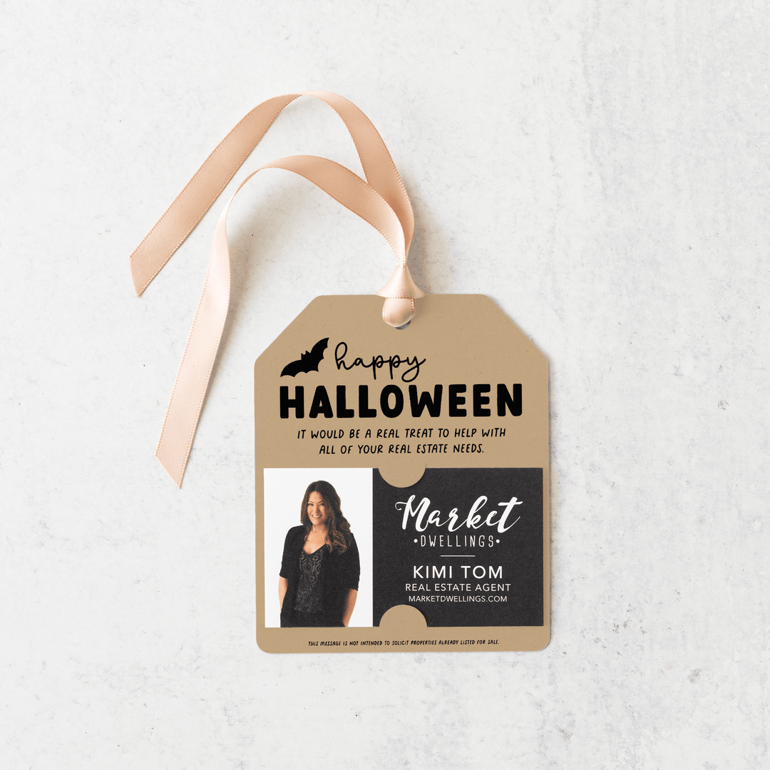 Real Estate Halloween Gift Tags - Market Dwellings