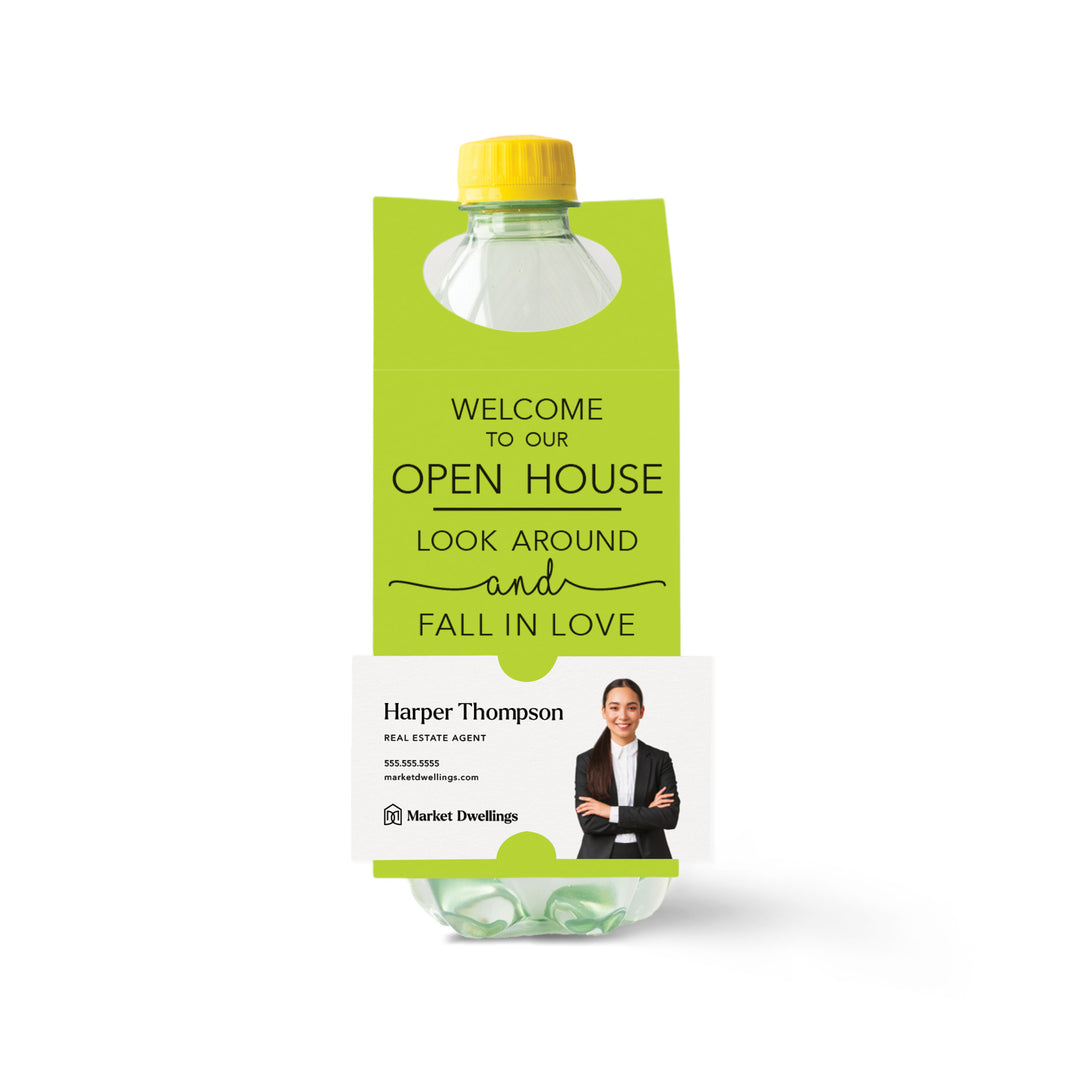 Welcome to our Open House | Bottle Hang Tags Bottle Tag Market Dwellings GREEN APPLE