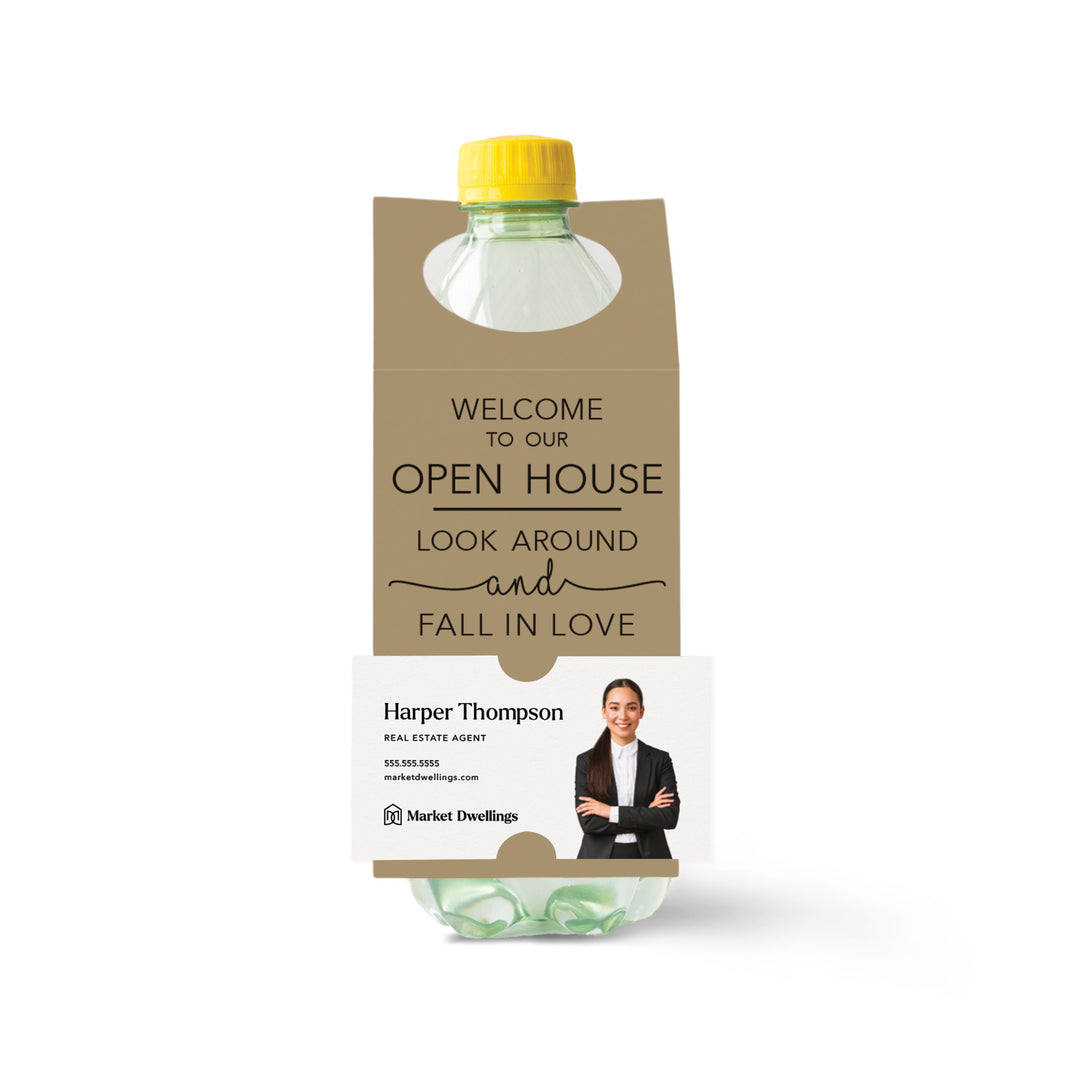 Welcome to our Open House | Bottle Hang Tags Bottle Tag Market Dwellings KRAFT