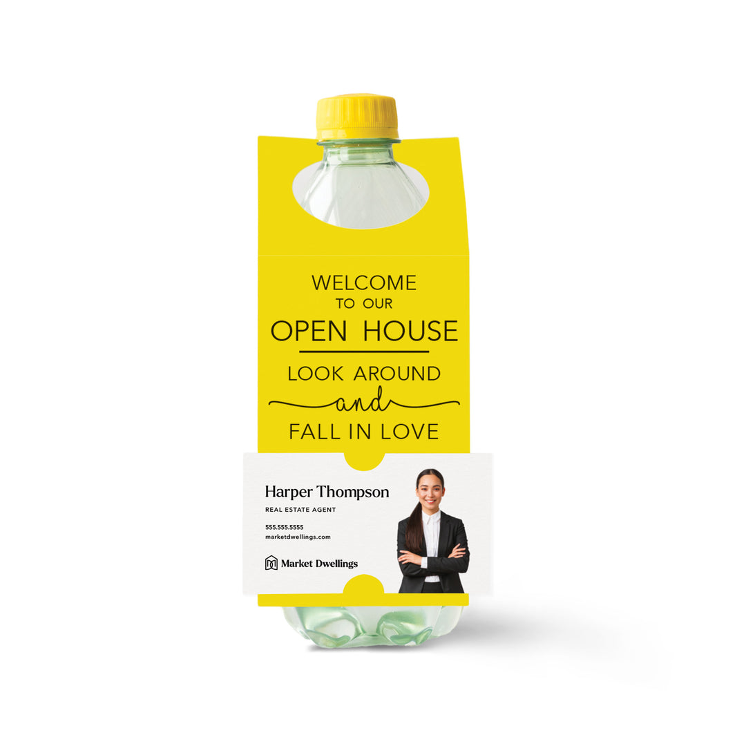 Welcome to our Open House | Bottle Hang Tags Bottle Tag Market Dwellings LEMON