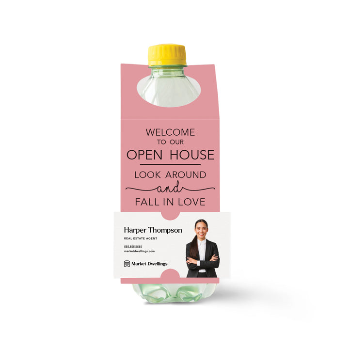 Welcome to our Open House | Bottle Hang Tags Bottle Tag Market Dwellings LIGHT PINK