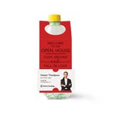 Welcome to Our Open House | Bottle Hang Tags Bottle Tag Market Dwellings SCARLET 10