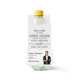 Welcome to Our Open House | Bottle Hang Tags Bottle Tag Market Dwellings WHITE 10