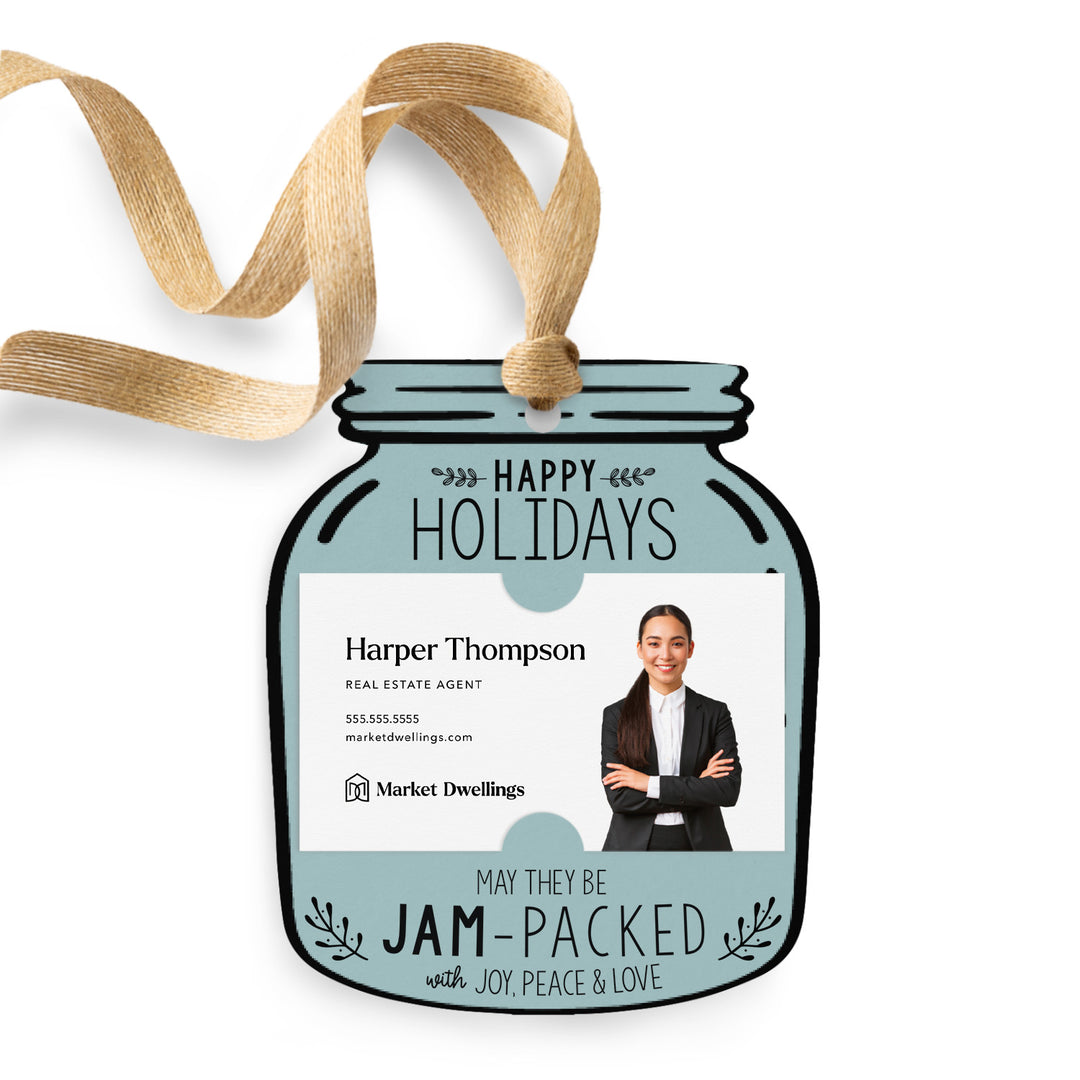 Happy Holidays | Gift Tags Gift Tag Market Dwellings LIGHT BLUE