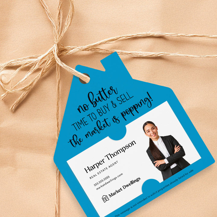 No Butter Time to Buy & Sell The Market is Popping | Gift Tags Gift Tag Market Dwellings