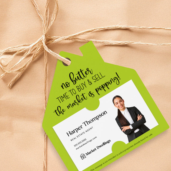 No Butter Time to Buy & Sell The Market is Popping | Gift Tags Gift Tag Market Dwellings