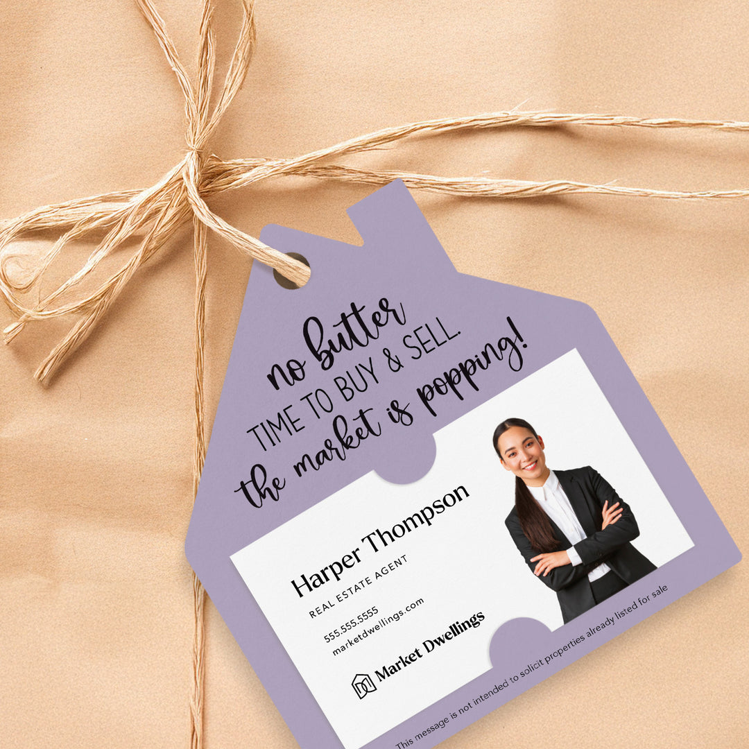 No Butter Time to Buy & Sell The Market is Popping | Gift Tags Gift Tag Market Dwellings