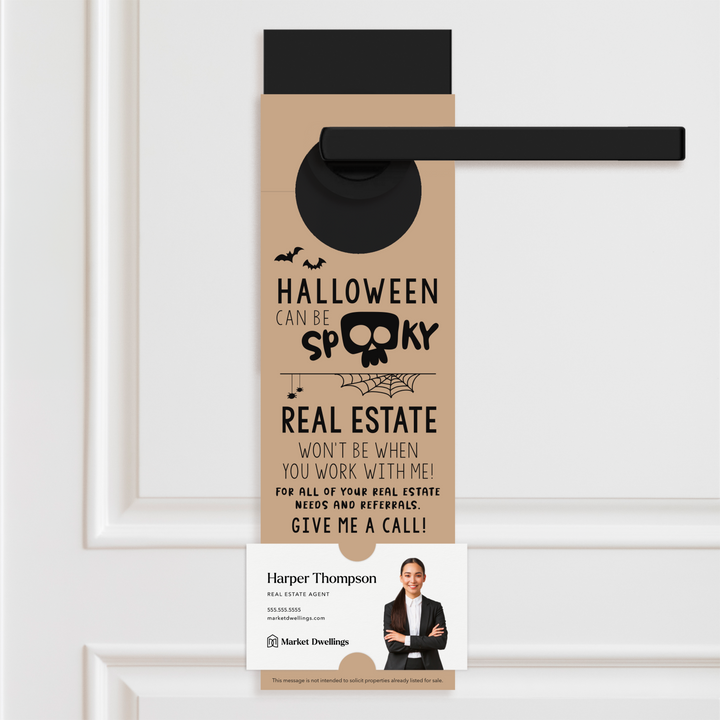 Halloween Can Be Spooky | Door Hangers Door Hanger Market Dwellings KRAFT