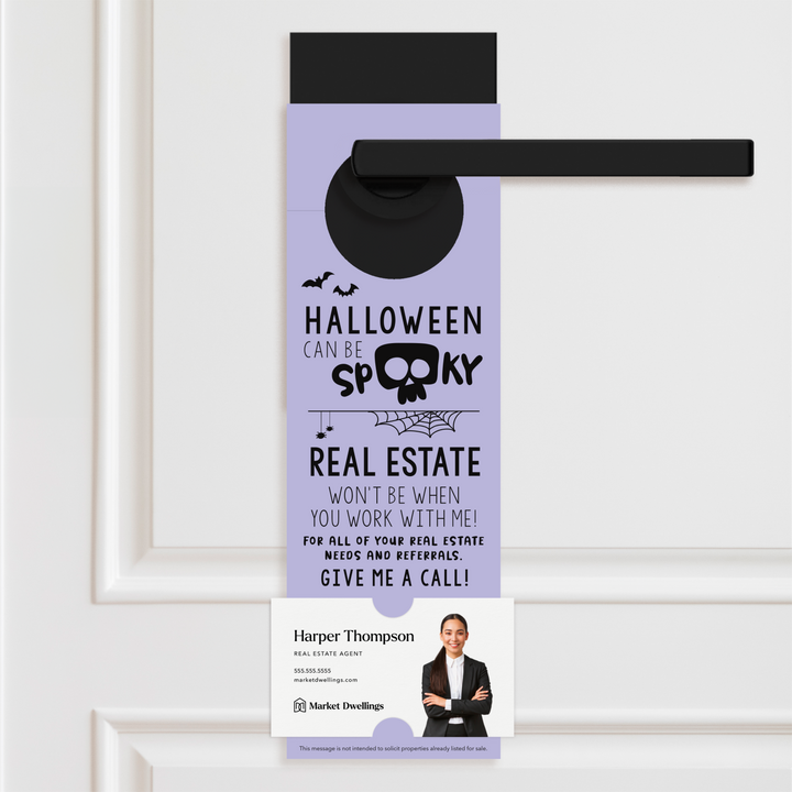 Halloween Can Be Spooky | Door Hangers Door Hanger Market Dwellings LIGHT PURPLE