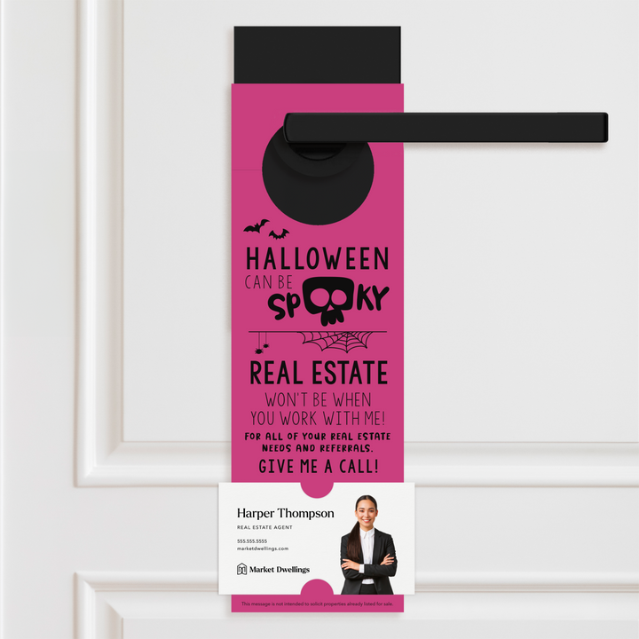 Halloween Can Be Spooky | Door Hangers Door Hanger Market Dwellings RAZZLE BERRY