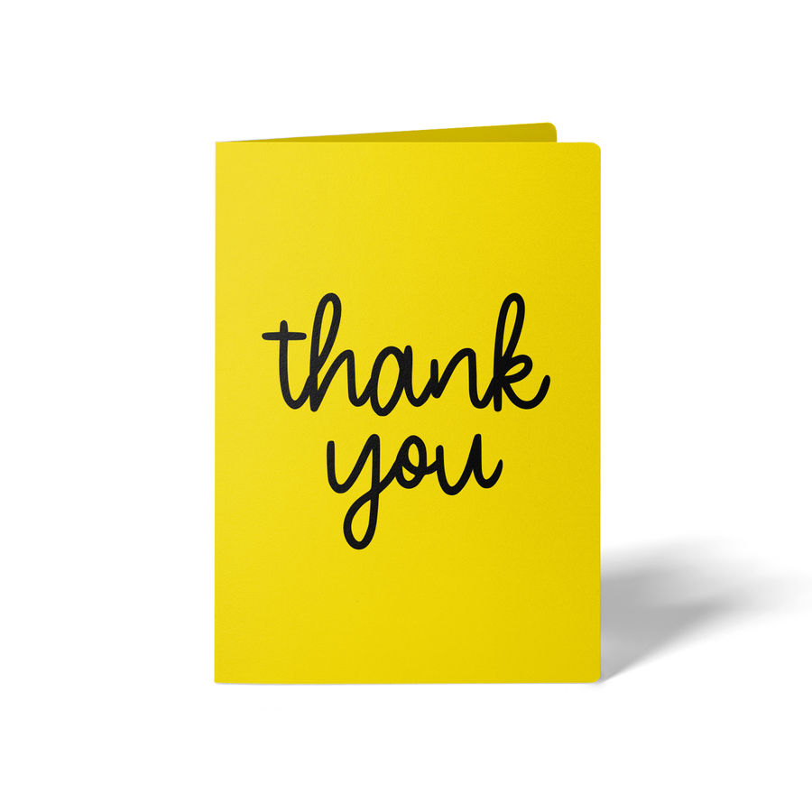 Set of Thank You Greeting Cards | Envelopes Included Greeting Card Market Dwellings LEMON