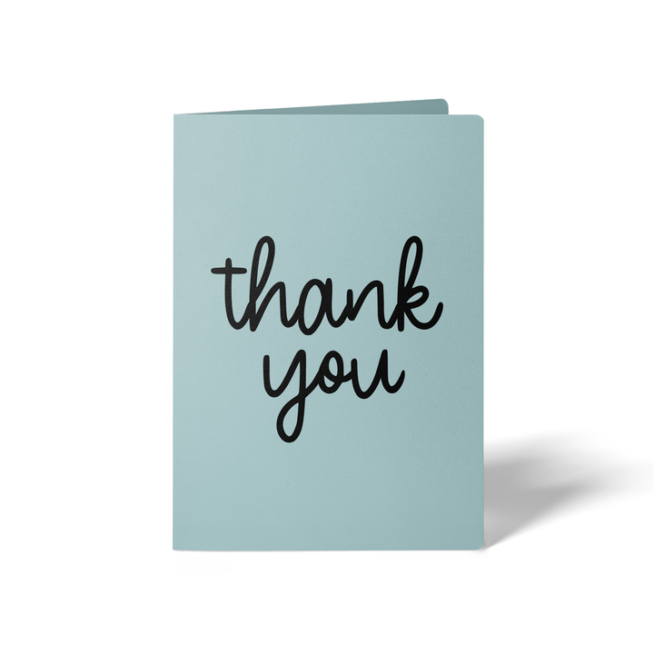 Set of Thank You Greeting Cards | Envelopes Included Greeting Card Market Dwellings LIGHT BLUE