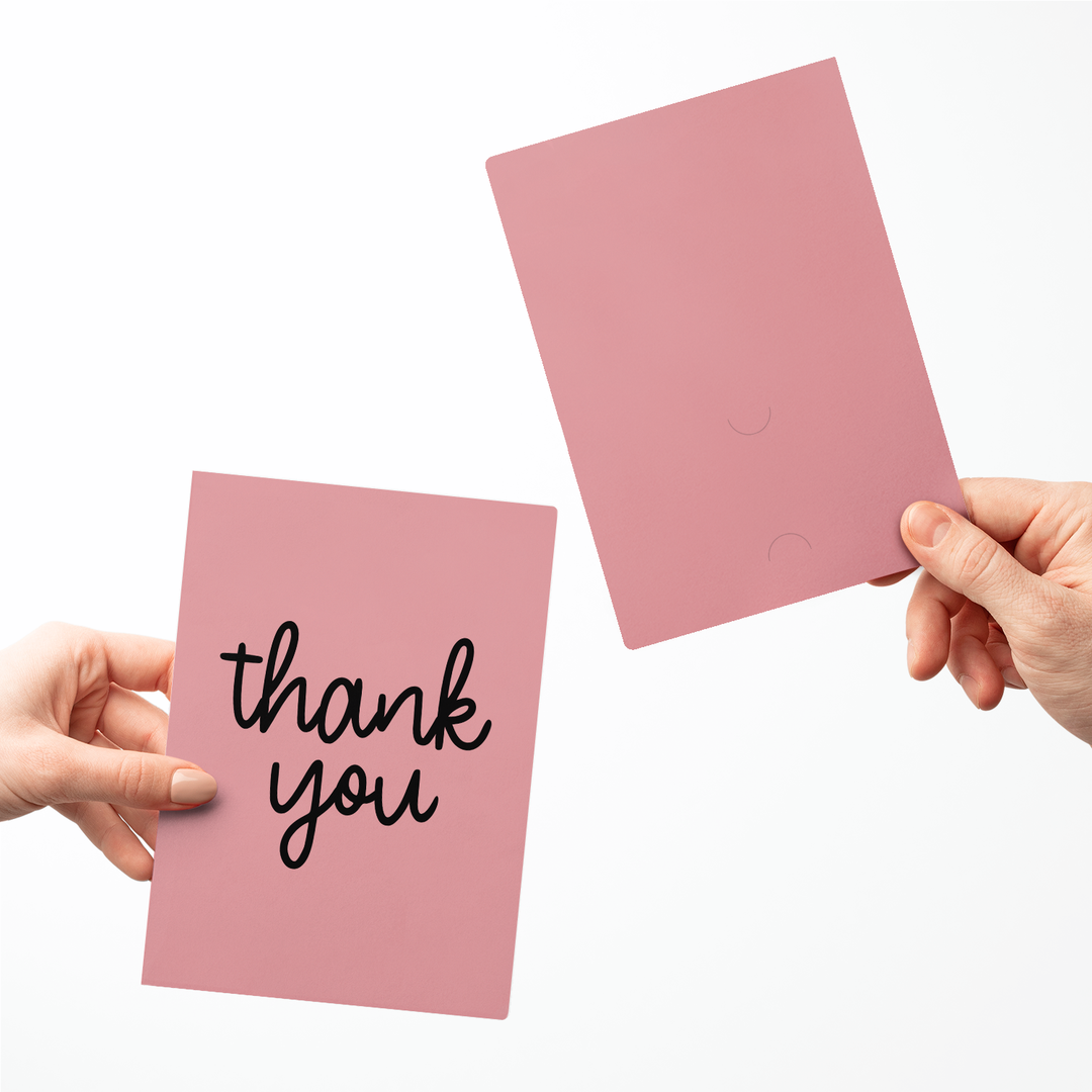 Set of Thank You Greeting Cards | Envelopes Included