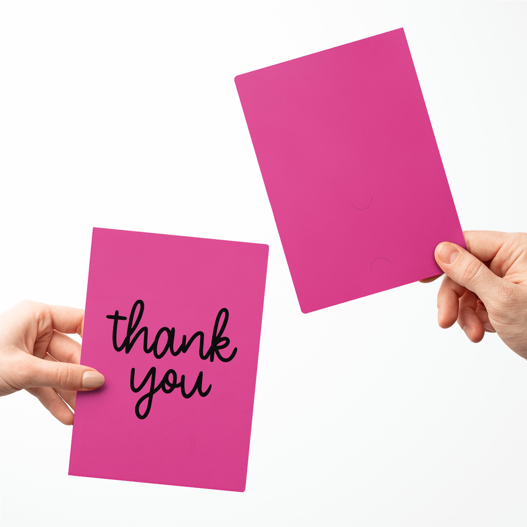 Set of Thank You Greeting Cards | Envelopes Included